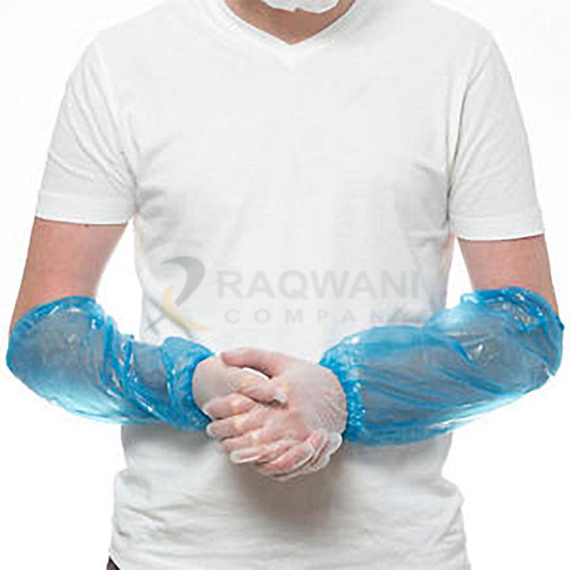 Disposable plastic arm sleeves