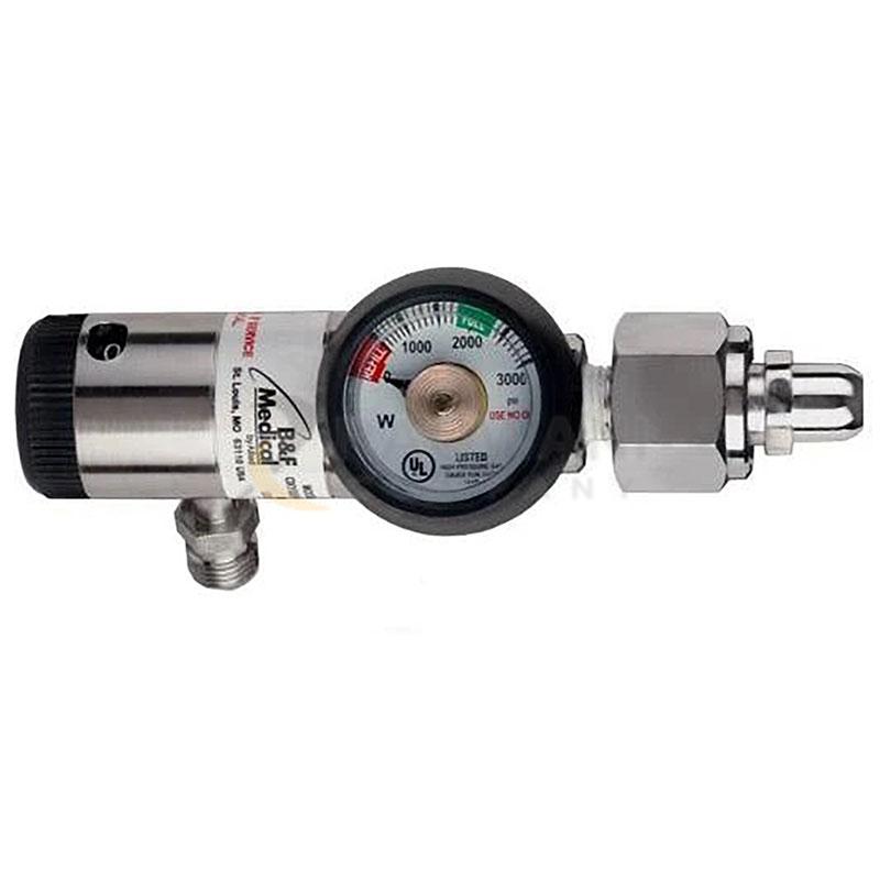 Oxygen cylinder regulator